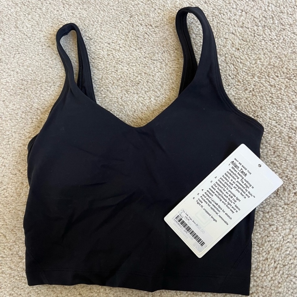 *NWT* Lululemon Black Align Tank Top